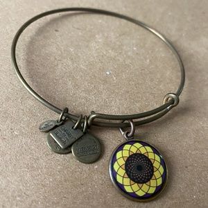‼️ 2 for $35 Alex and Ani Gold Sunflower Bracelet